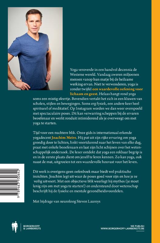 Het no-nonsense yogaboek achterkant
