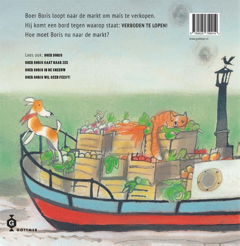 Boer Boris gaat naar de markt / Boer Boris achterkant