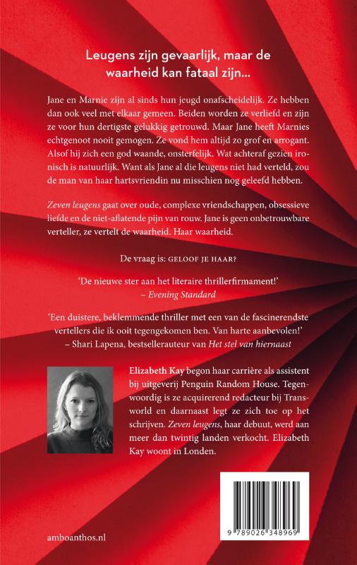 Zeven leugens achterkant