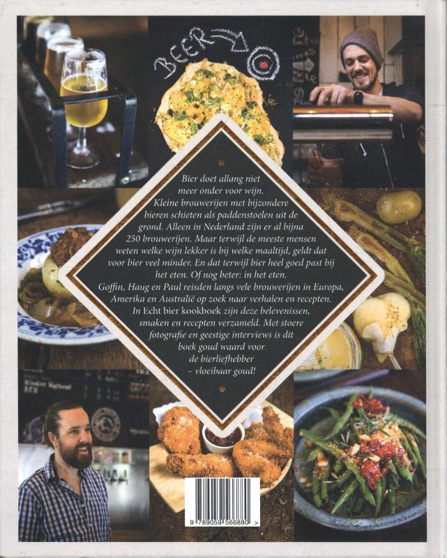 Echt bier kookboek achterkant