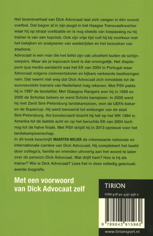 Dick Advocaat achterkant