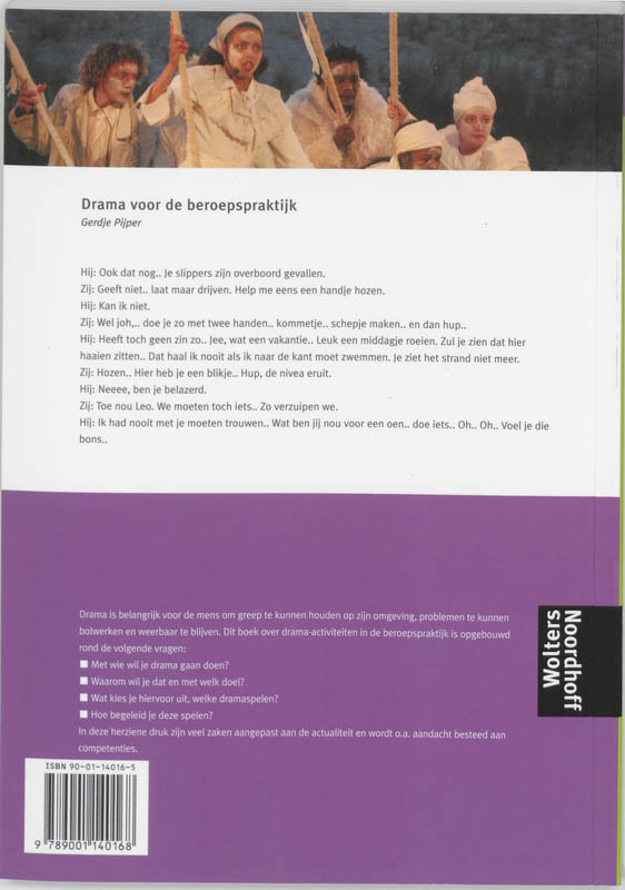 Drama voor de beroepspraktijk achterkant