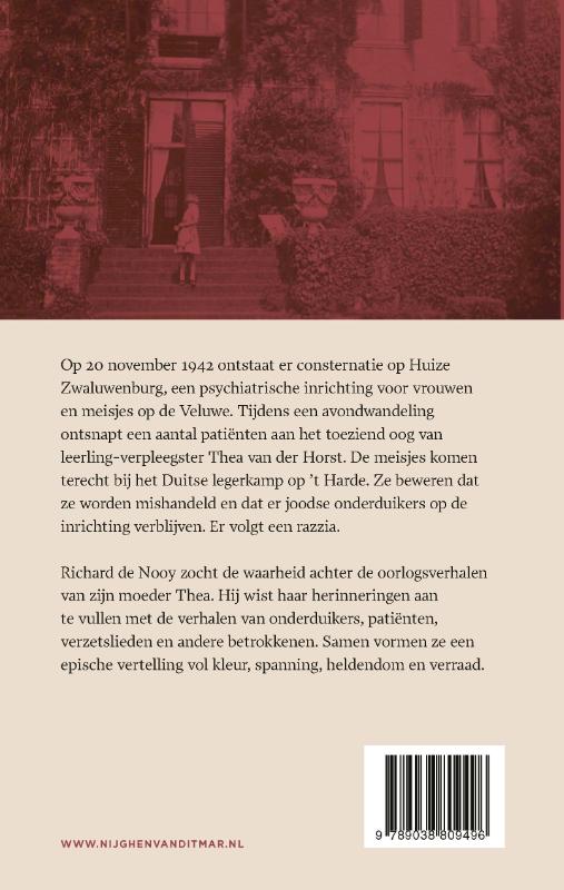 Verraad op Huize Zwaluwenburg achterkant