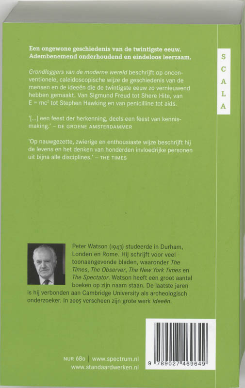 Grondleggers van de moderne wereld / Scala achterkant