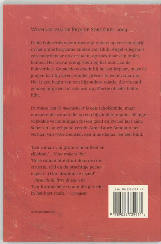 De Tranen Van De Moordenaar achterkant