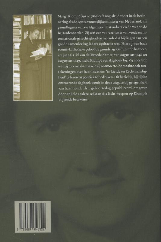 In liefde en rechtvaardigheid achterkant