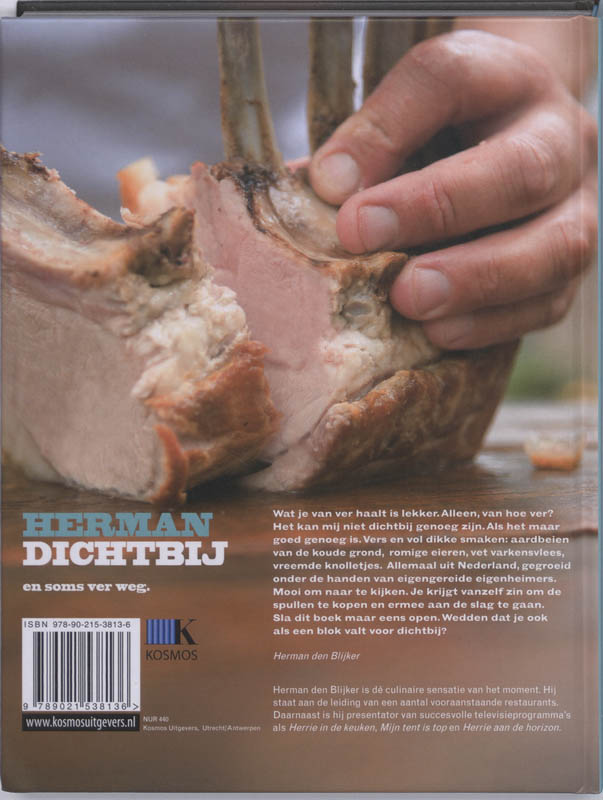 Herman dichtbij achterkant