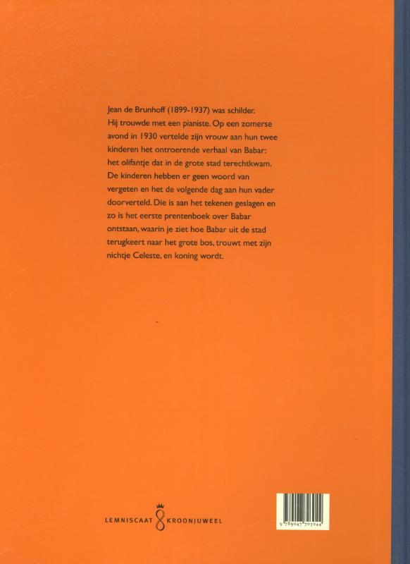 Het verhaal van Babar het olifantje / Lemniscaat Kroonjuwelen achterkant