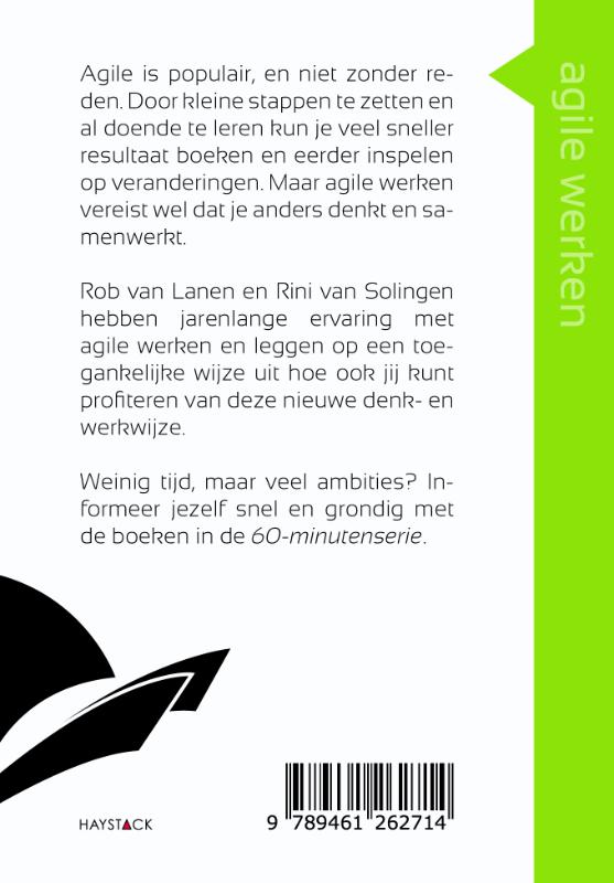 Agile werken in 60 minuten / Managementtrends in 60 minuten achterkant