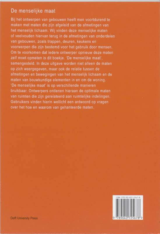 De menselijke maat achterkant