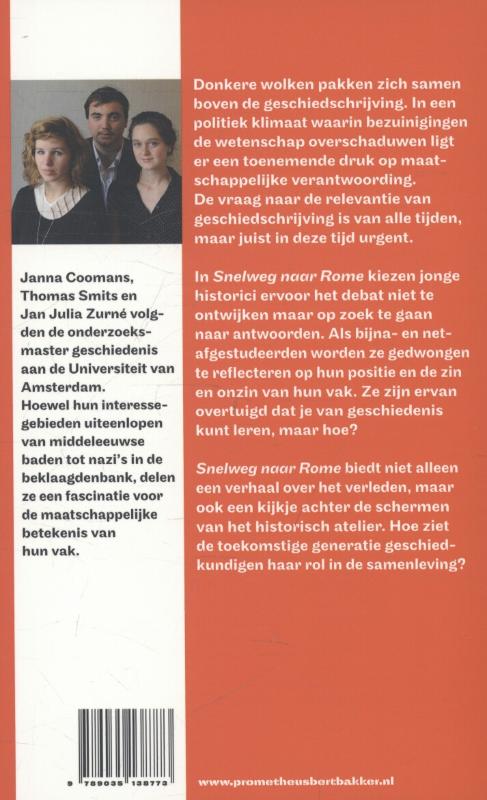 Snelweg naar Rome achterkant