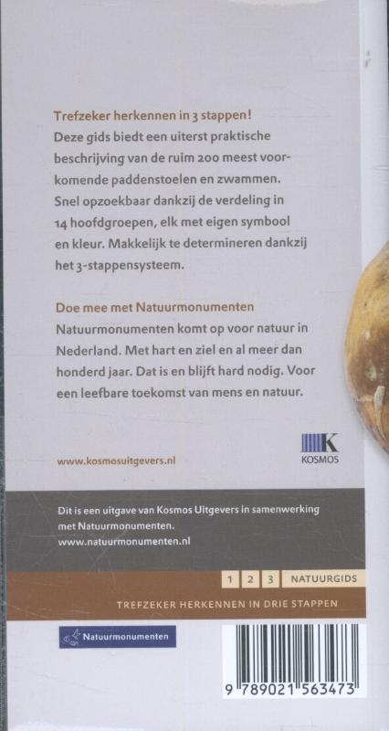 1-2-3 natuurgidsen  -   Paddenstoelen achterkant