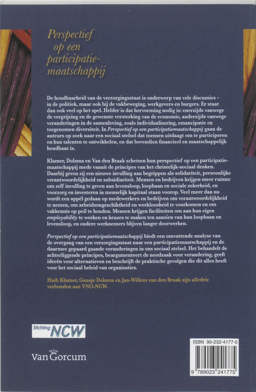 Perspectief Op Een Participatiemaatschappij achterkant