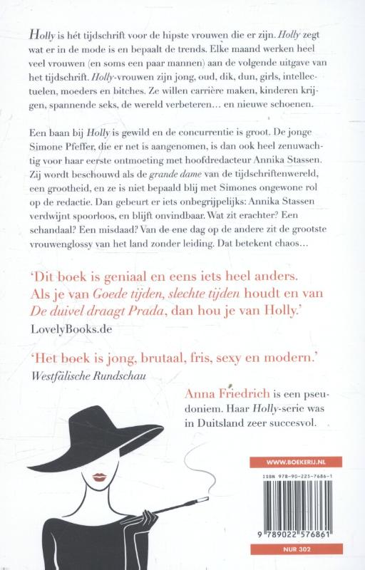 Holly - De verdwenen hoofdredacteur achterkant