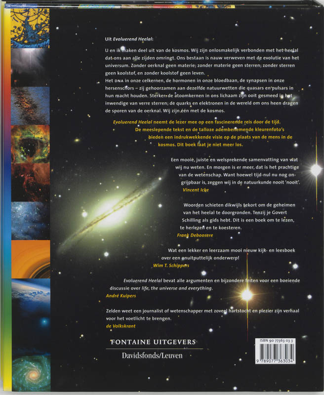 Evoluerend Heelal achterkant