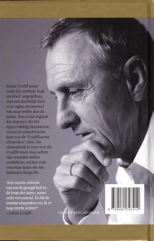 Johan Cruijff uitspraken achterkant