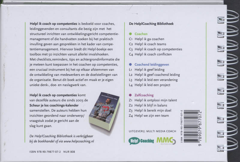 Help! / Ik coach op competenties / Help!Coaching Bibliotheek achterkant