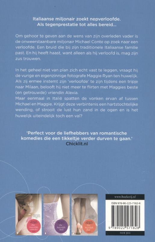 De huwelijksval / Getrouwd met een miljonair / 2 achterkant