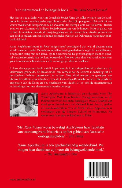 Rode hongersnood achterkant