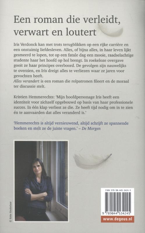 Alles verandert achterkant