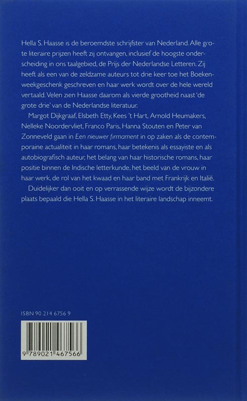 Een Nieuwer Firmament achterkant