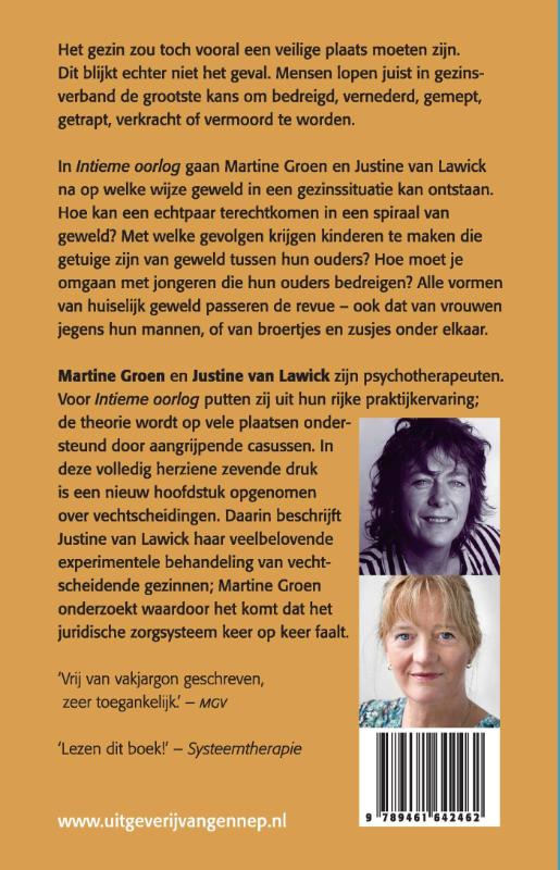 Intieme oorlog achterkant