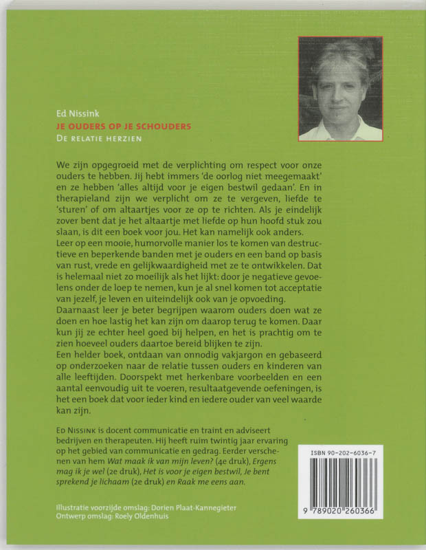 Je ouders op je schouders achterkant