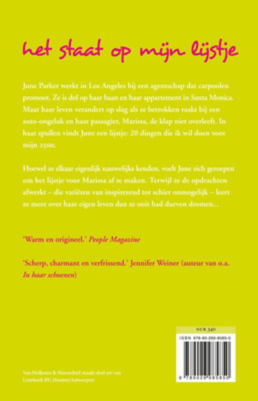 Het Staat Op Mijn Lijstje achterkant