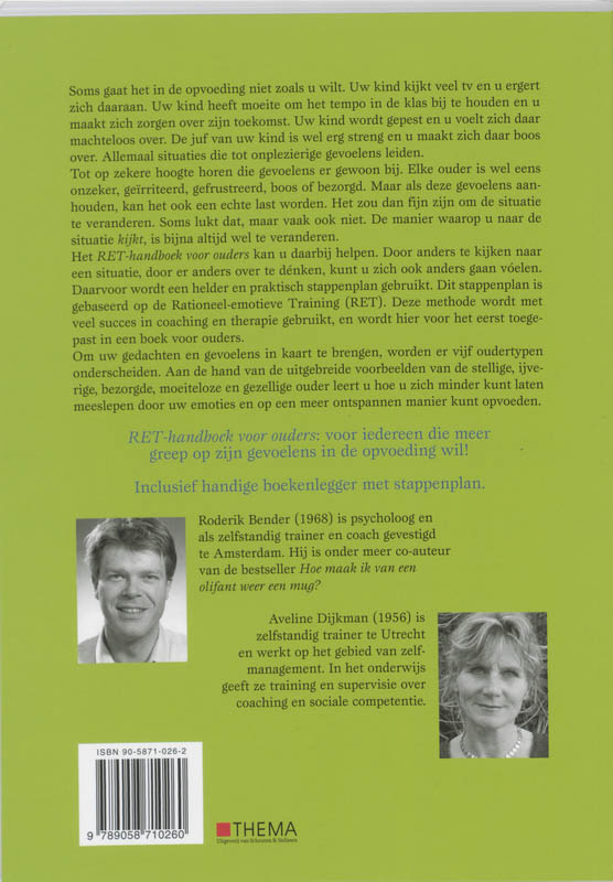 RET Handboek voor ouders achterkant