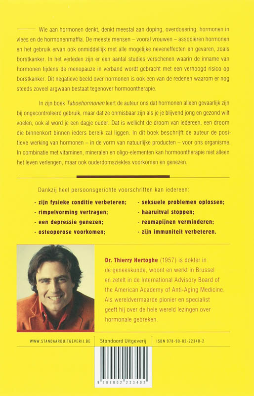Taboehormonen: Gevaarlijk Of Onmisbaar Bij Anti-Aging? achterkant