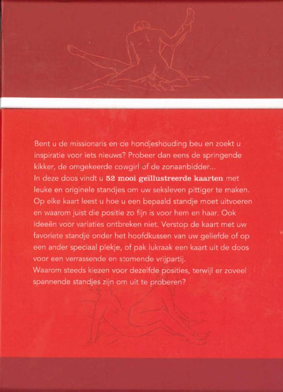 Seks 52 kaarten achterkant