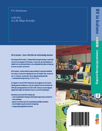 BV in balans Commerciele beroepsvorming 2 Leerlingenboek achterkant