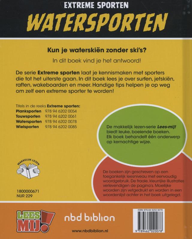 Watersporten achterkant