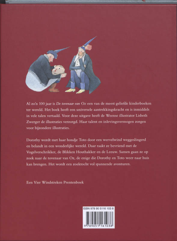 De tovenaar van Oz achterkant