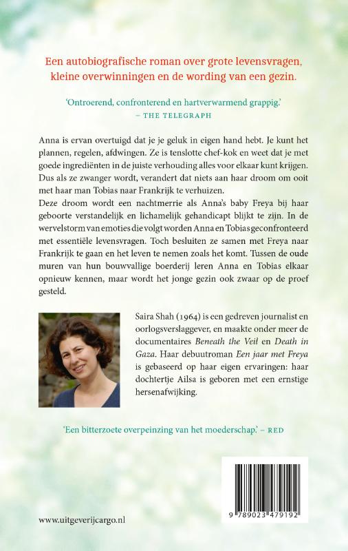 Een jaar met Freya achterkant