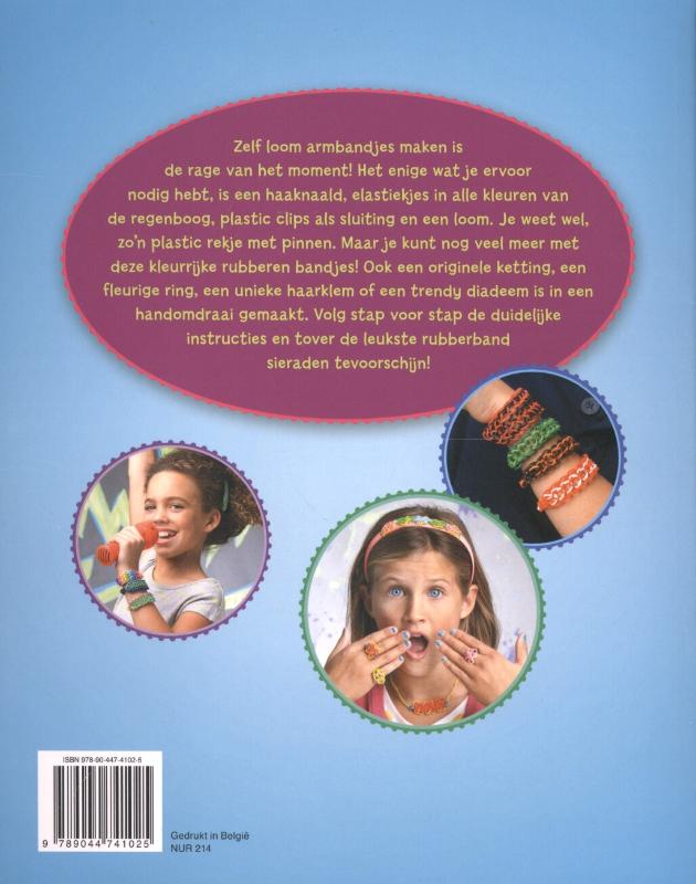 Hippe sieraden met elastiekjes achterkant