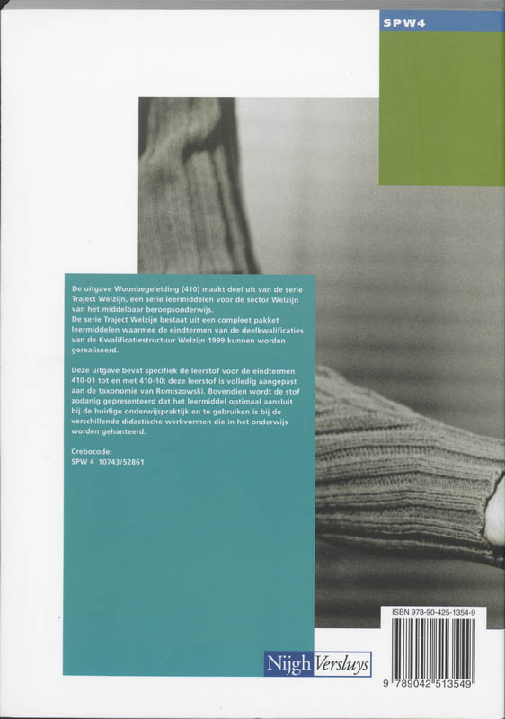 Woonbegeleiding / 410 / Traject Welzijn achterkant