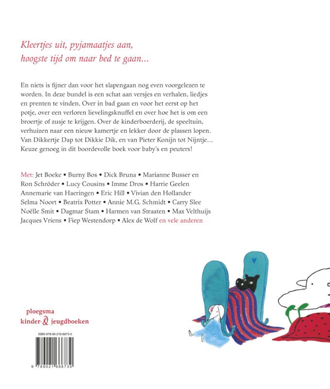 Kleertjes uit, pyjamaatjes aan / Voorleesbundels achterkant