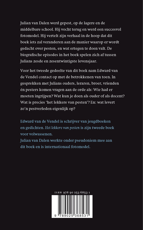 Het lekkere van pesten achterkant