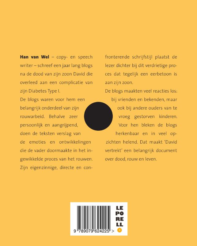 David vertrekt achterkant