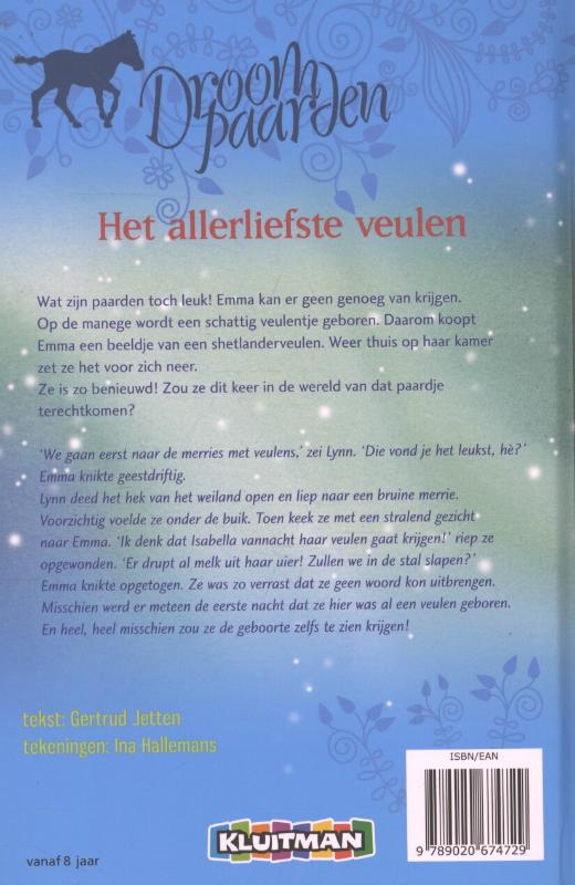 Het allerliefste veulen / Droompaarden achterkant