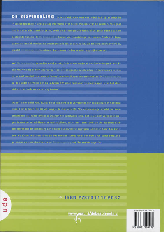 De Bespiegeling / 2010 / deel Werkboek VWO achterkant