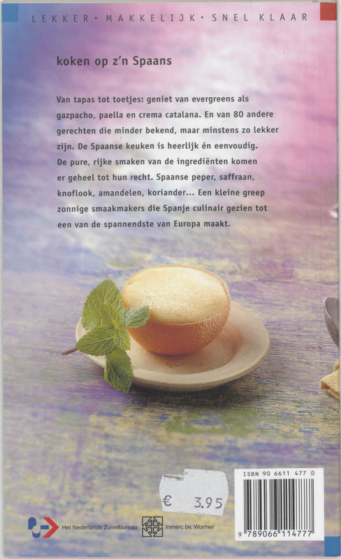 Koken op z'n Spaans achterkant