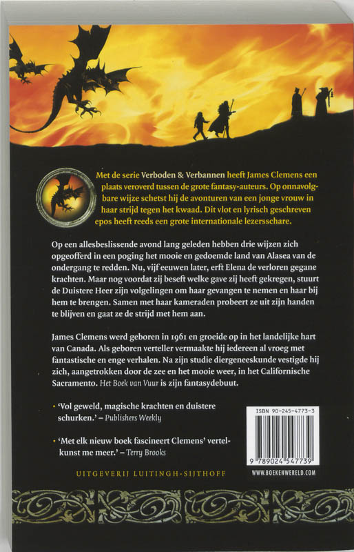 Het Boek van Vuur / Verboden & Verbannen / 1 achterkant