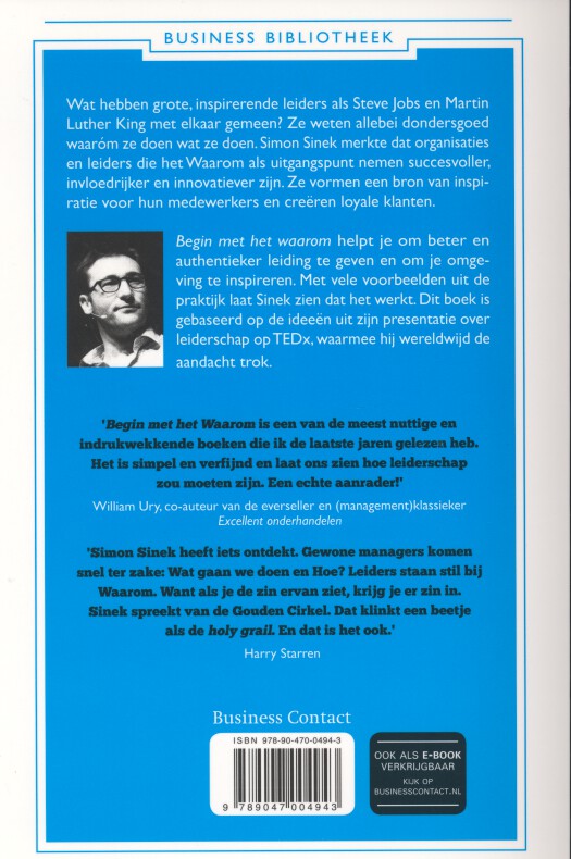 Begin met het waarom achterkant