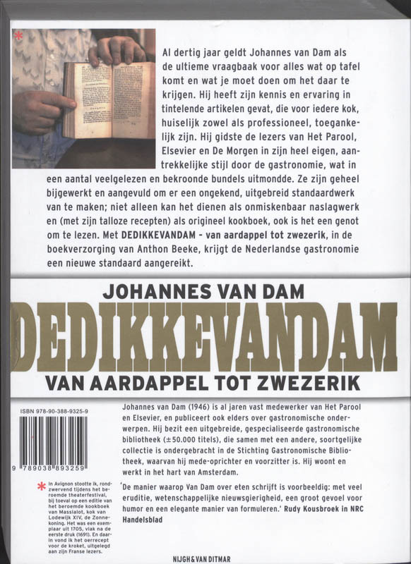 Dedikkevandam / Druk Heruitgave achterkant