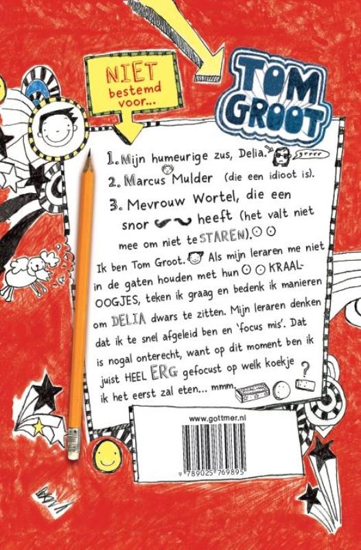 De waanzinnige wereld van Tom Groot / Tom Groot / 1 achterkant