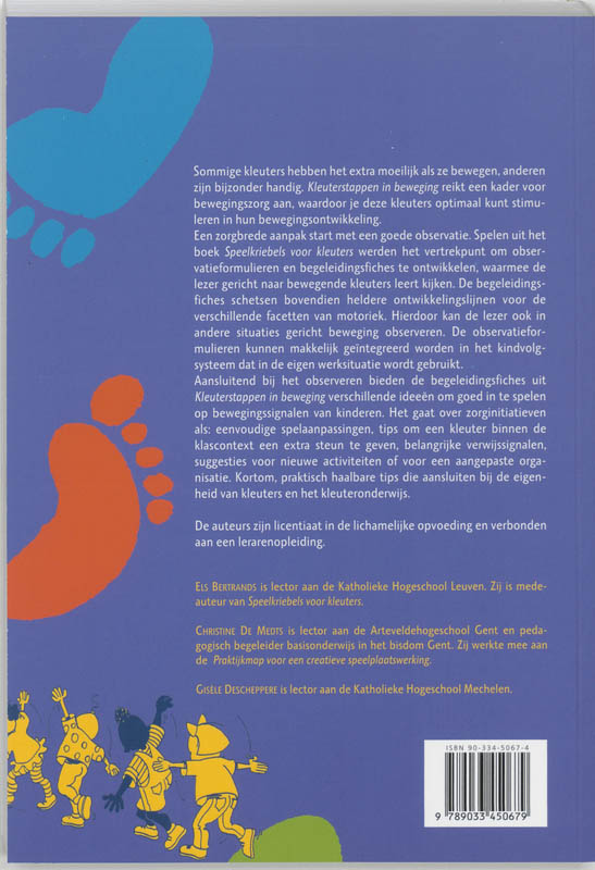 Kleuterstappen in beweging achterkant