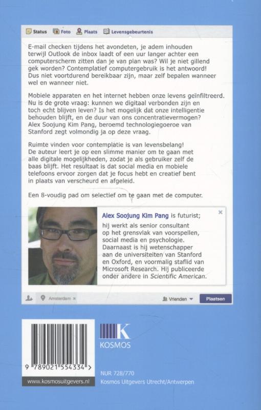 Verslaafd aan afleiding achterkant