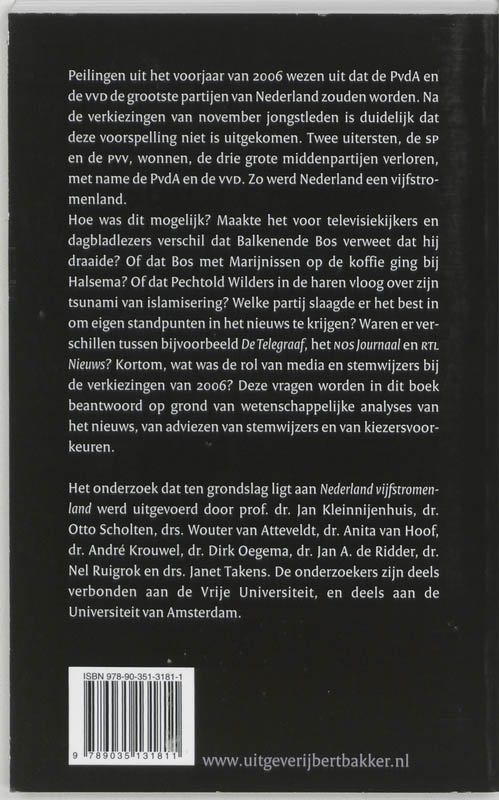 Nederland Vijfstomenland achterkant